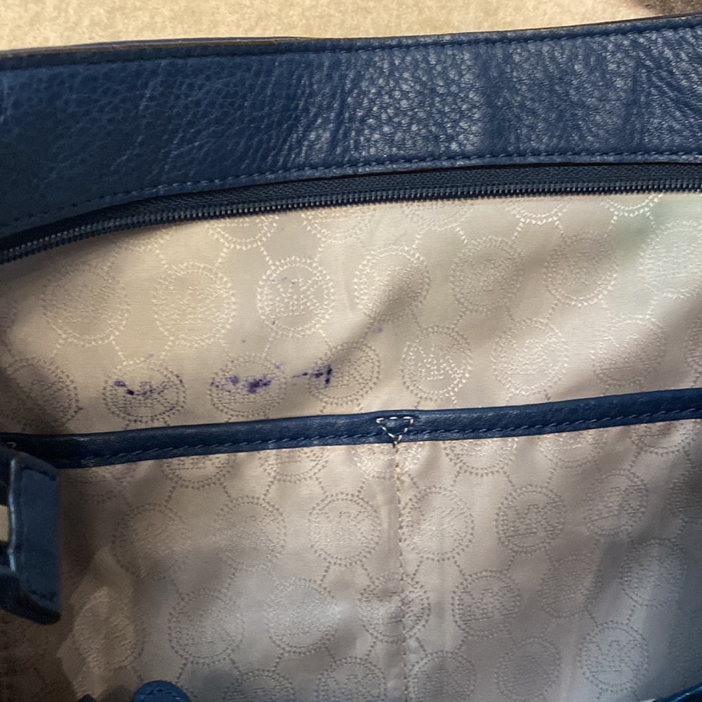 Michael Kors navy leather hobo bag - Picture 9 of 16